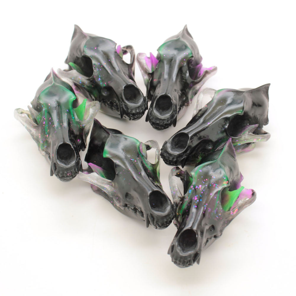 FRIGHT NIGHT mini coyote skull