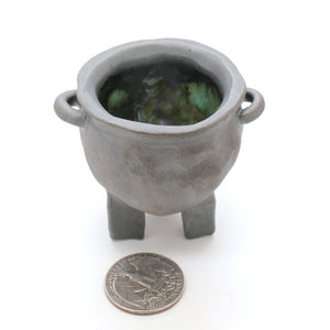 ceramic mini cauldron iv