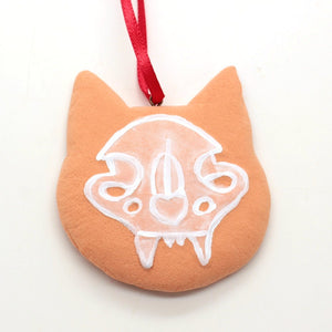 gingerdead cat ornament - preorder