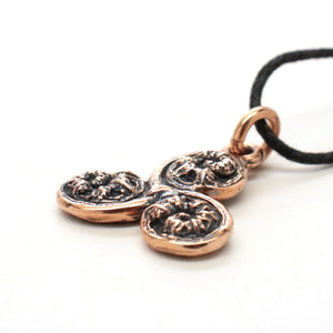 bronze fern triskele