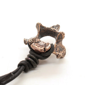 bronze fawn vertebrae