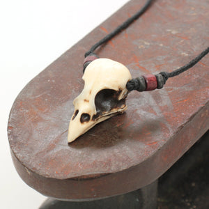 sparrow skull necklace