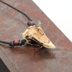 sparrow skull necklace