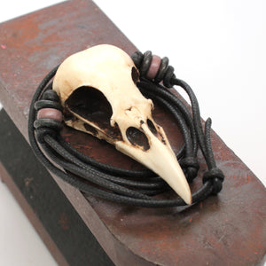 magpie skull necklace