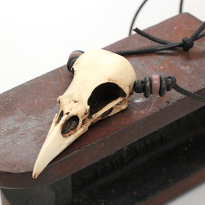 magpie skull necklace