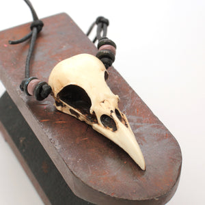 magpie skull necklace