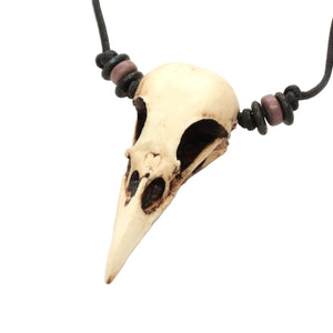 magpie skull necklace