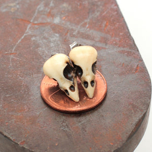mini sparrow studs - bone
