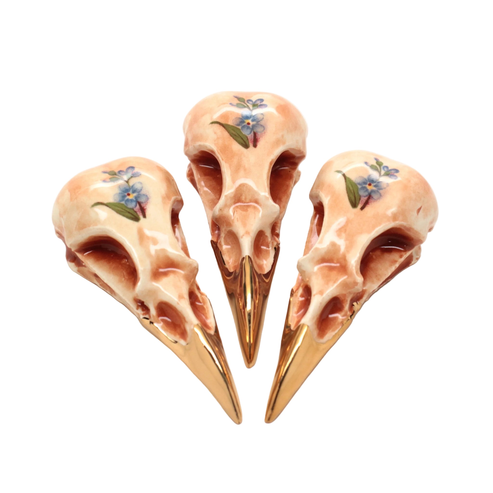 ceramic magpie skull ii