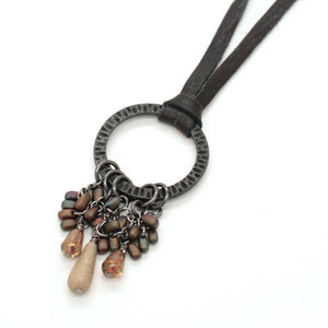 portal necklace - rust