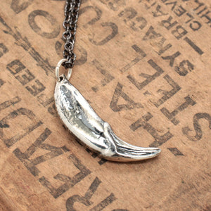 sterling coyote tooth necklace